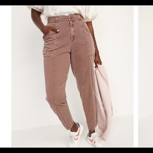 high waist utility pants